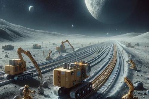 ناسا می خواهد روی ماه قطار بسازد!